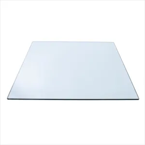 26" Square Clear Glass Table Tops