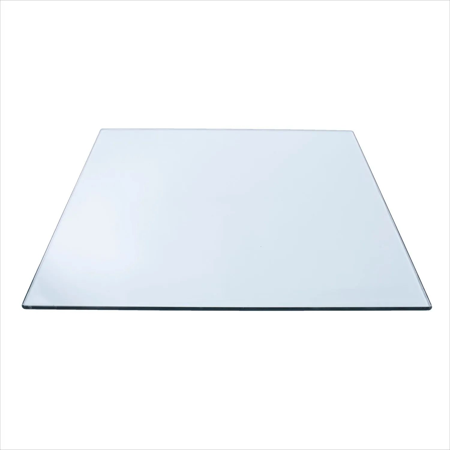 26" Square Clear Glass Table Tops
