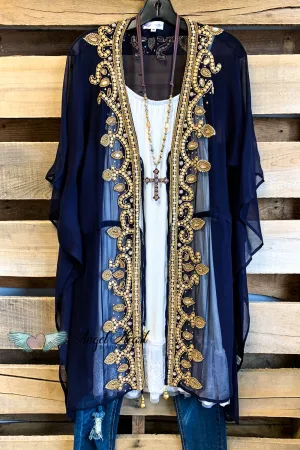 AHB EXCLUSIVE:  All That You Ever Dreamed Kimono - Navy