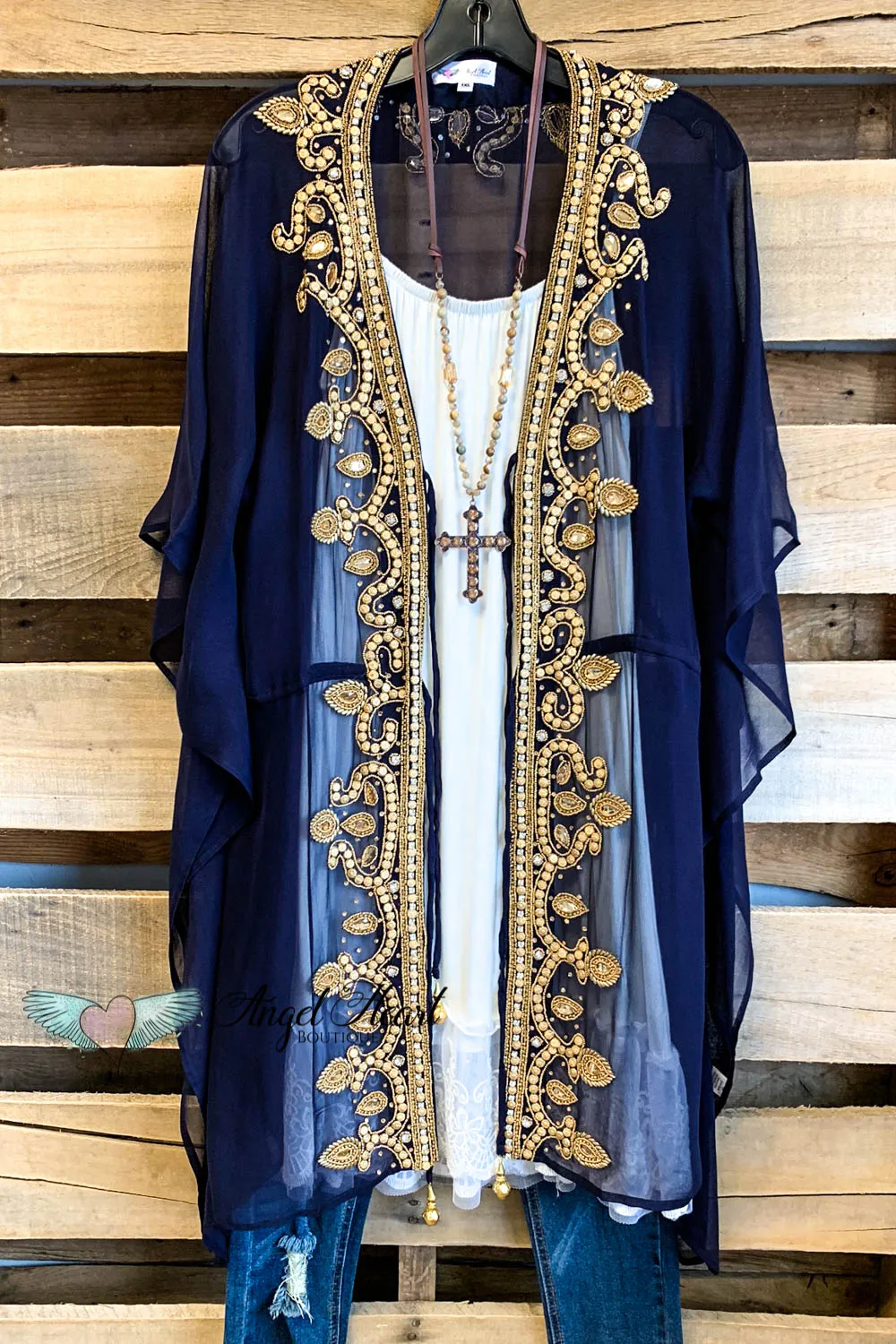 AHB EXCLUSIVE:  All That You Ever Dreamed Kimono - Navy
