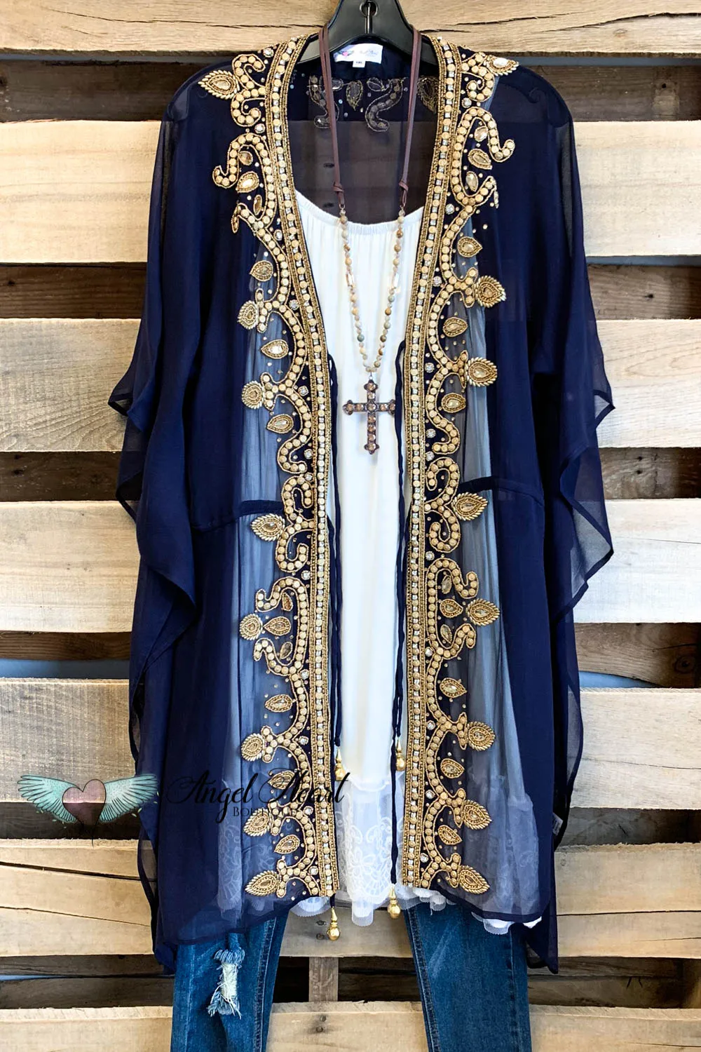 AHB EXCLUSIVE:  All That You Ever Dreamed Kimono - Navy