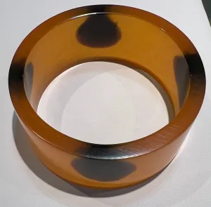 Amber Flat Copal Bangle