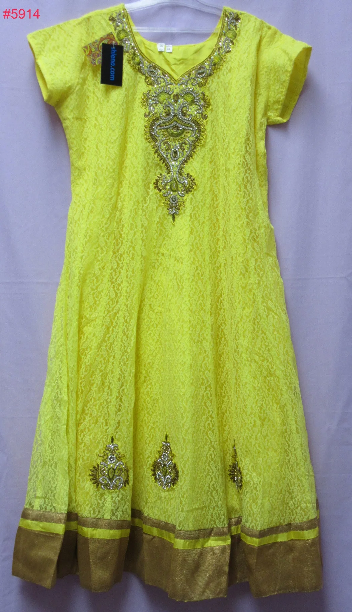 Anarkali 5919 Churidar Salwar Kameez Dupatta Large Size Suit Shieno
