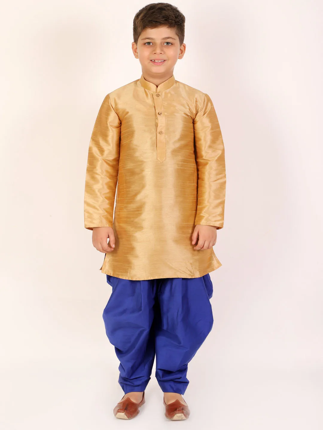 Boy's Blue Dhoti - Vastramay Boys