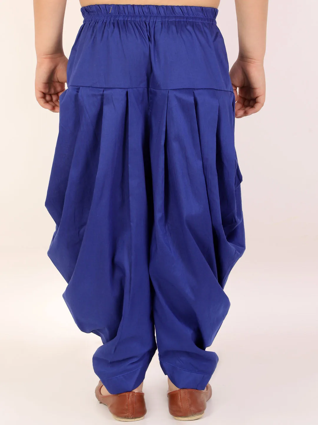 Boy's Blue Dhoti - Vastramay Boys