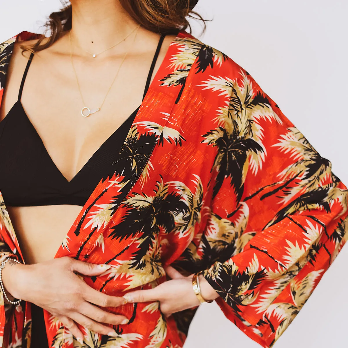 Breeze (Kimono Cover-Up) - Red