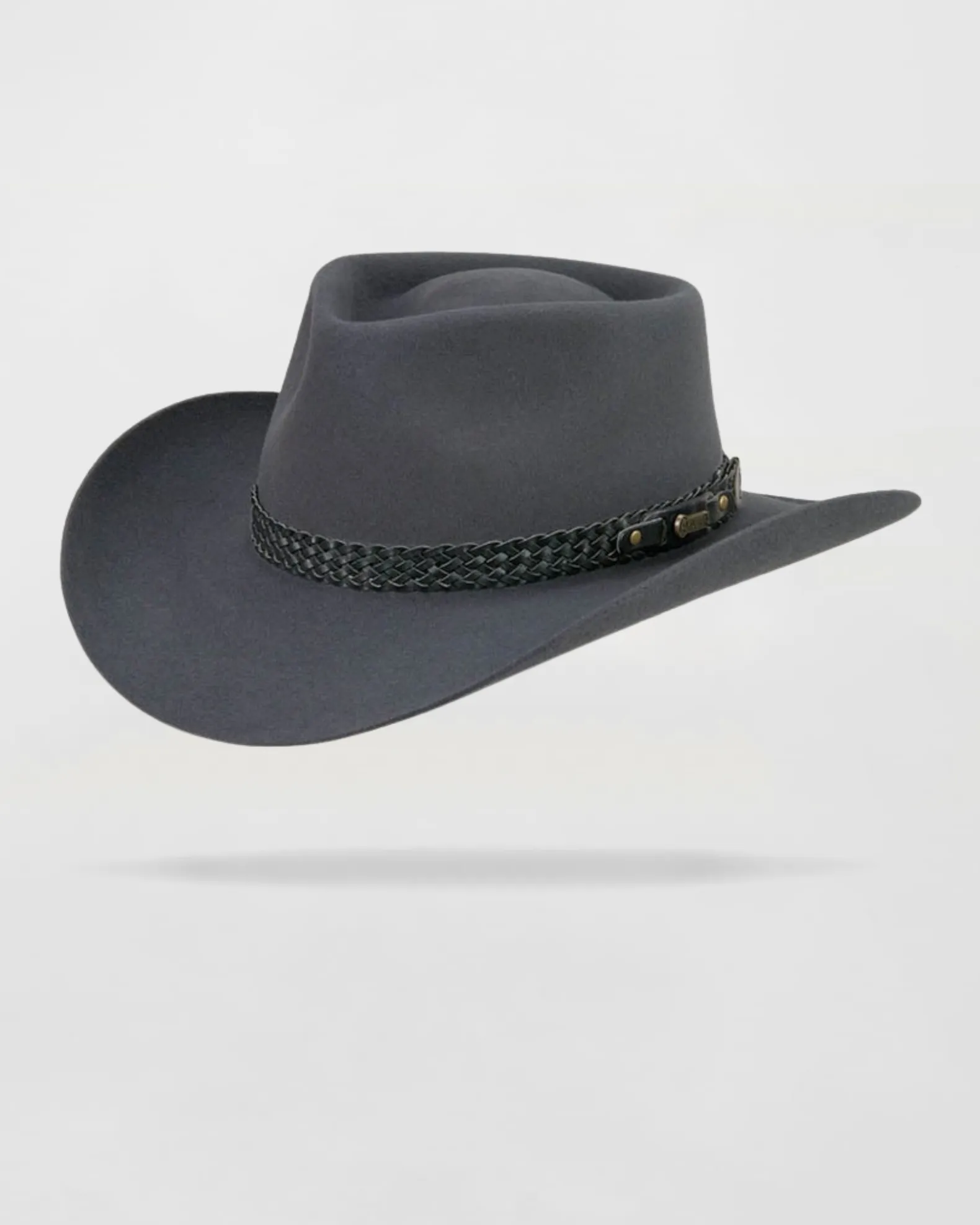 Cattleman’s Crown Felt Cowboy Hat in Grey