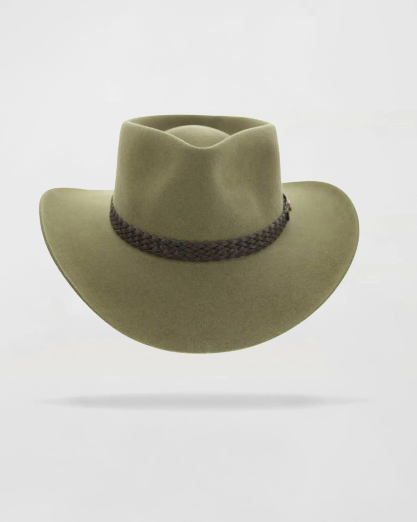 Cattleman’s Crown Felt Cowboy Hat in Grey