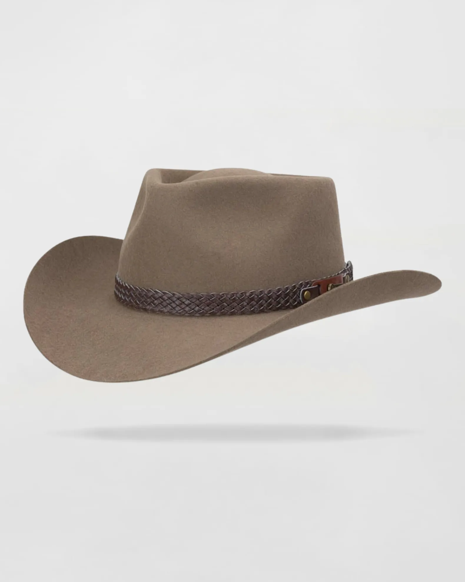 Cattleman’s Crown Felt Cowboy Hat in Grey