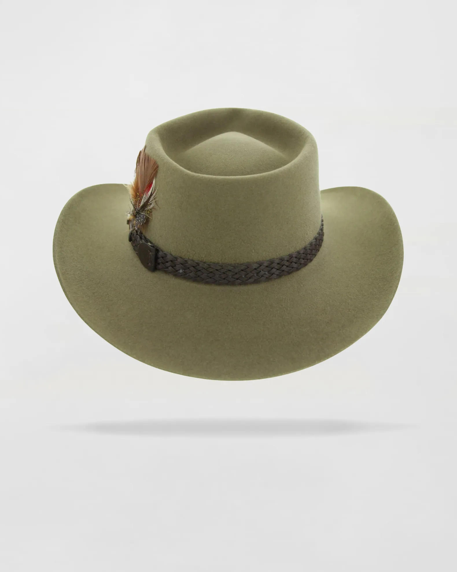 Cattleman’s Crown Felt Cowboy Hat in Grey