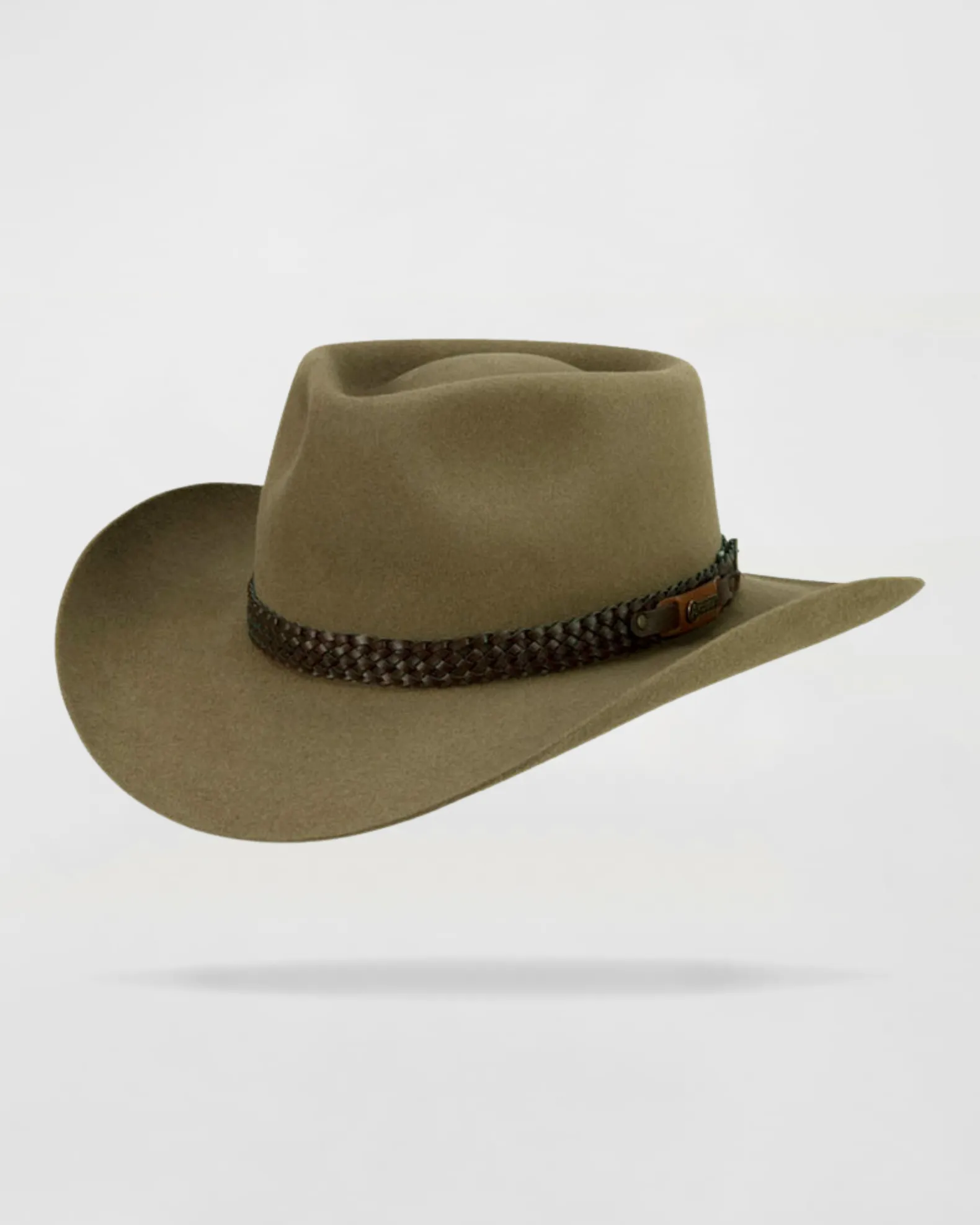 Cattleman’s Crown Felt Cowboy Hat in Grey