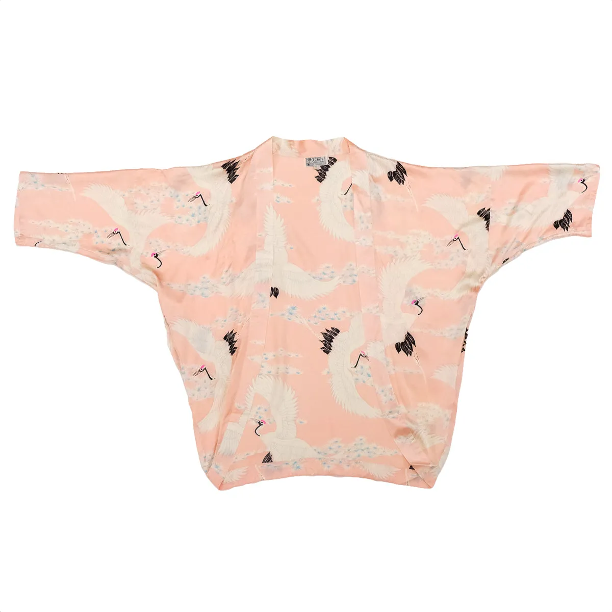 Crane (Kimono Cover-Up) - Pink