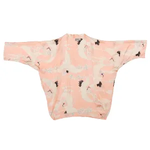 Crane (Kimono Cover-Up) - Pink