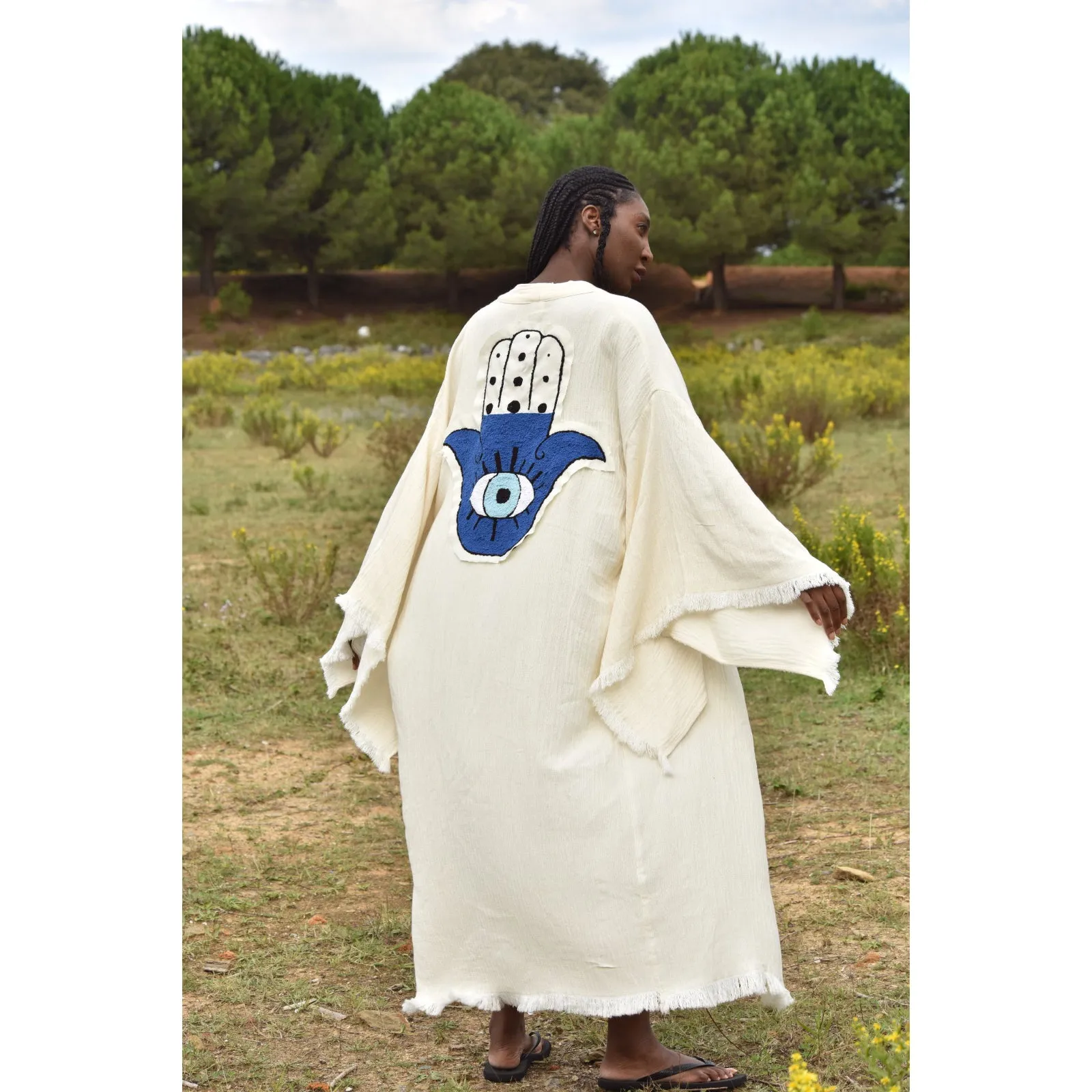 Dervis Kimono Kaftan Natural Cotton
