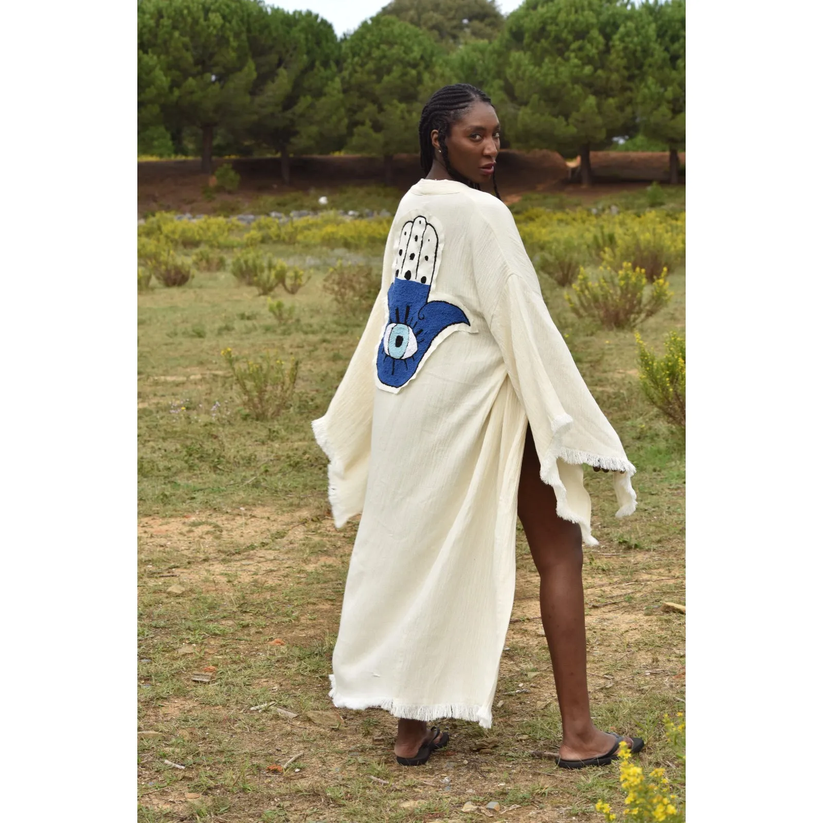 Dervis Kimono Kaftan Natural Cotton