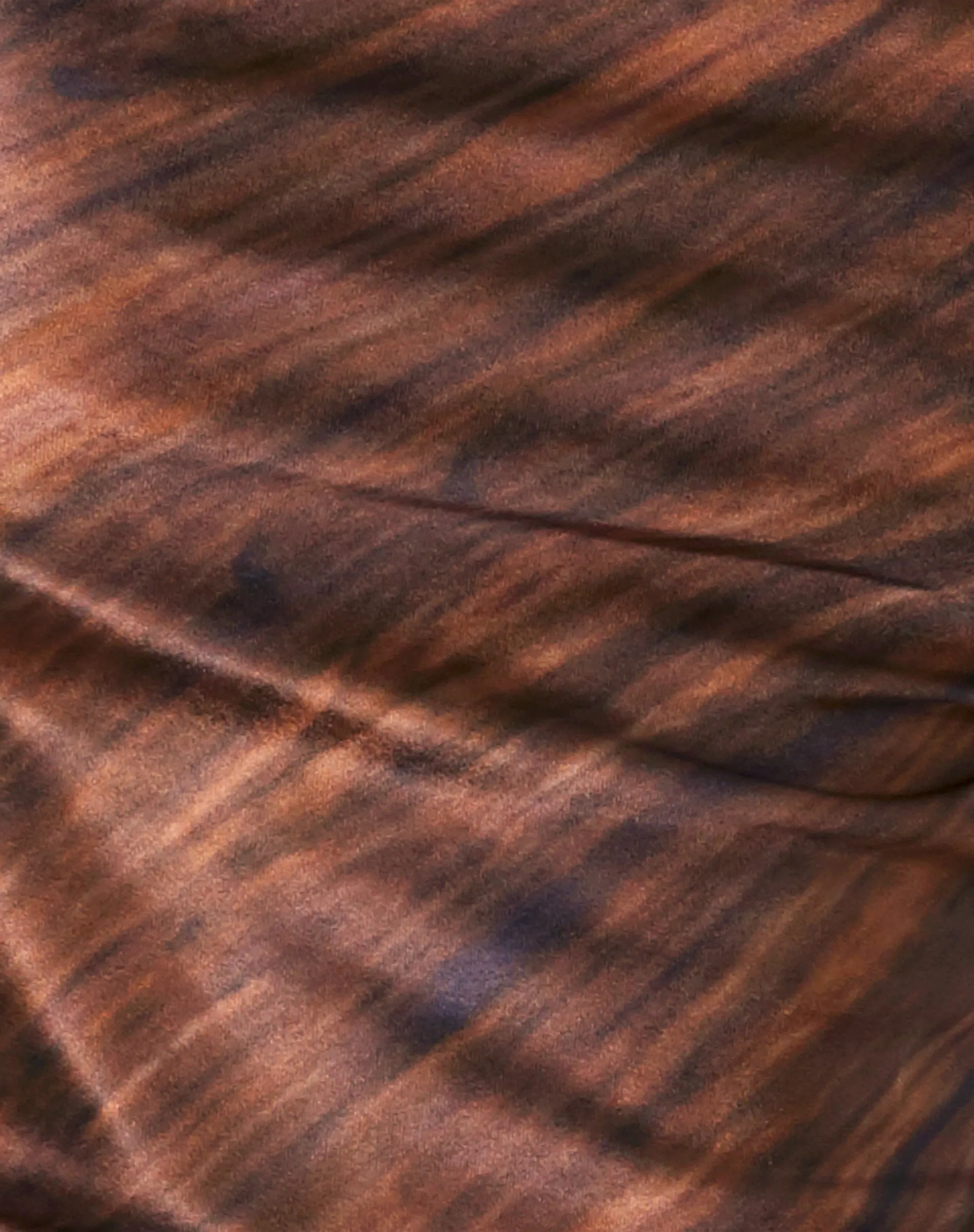Devina Crop Top in Satin Marble Cocoa