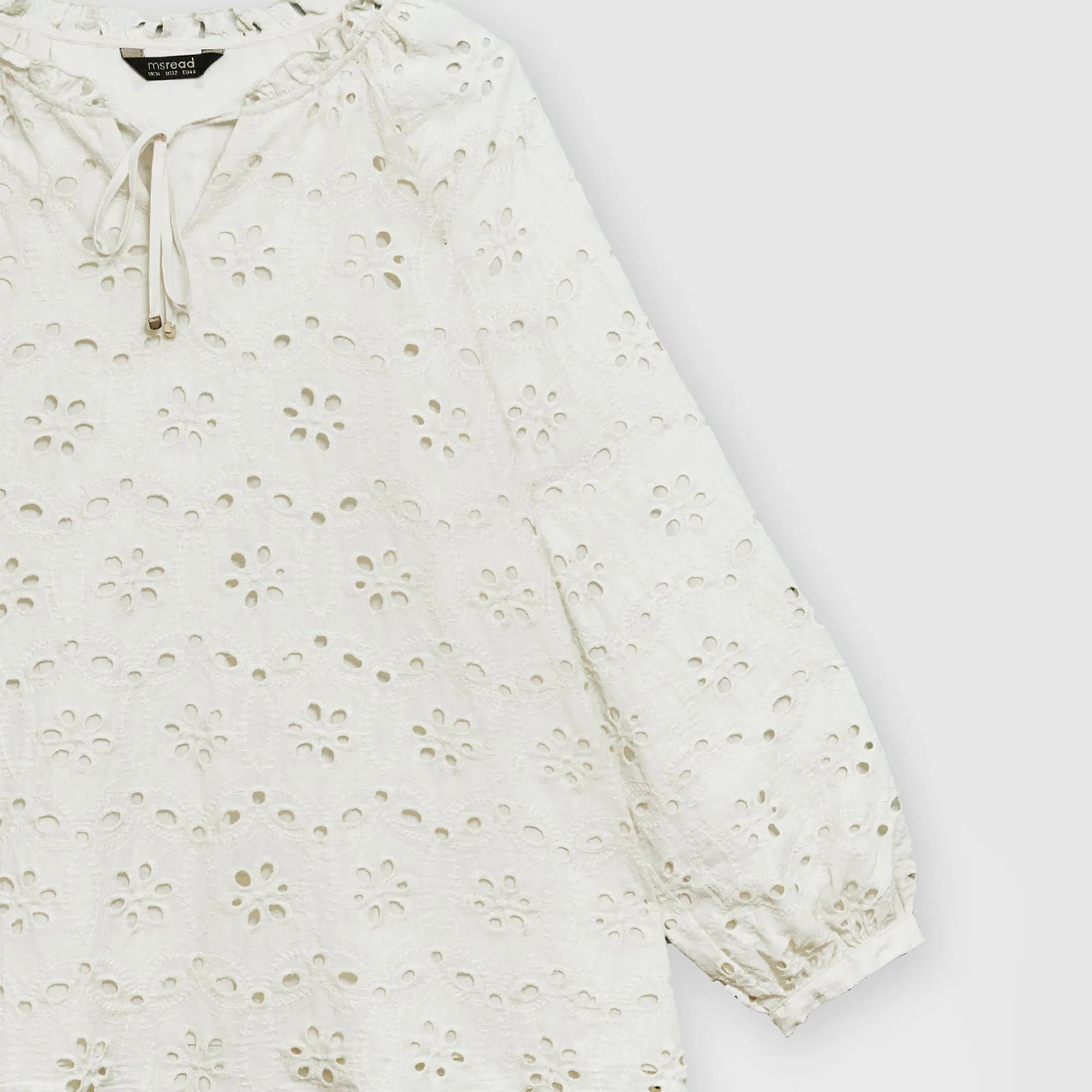 Embroidered Peasant Top