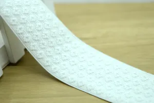 Embroidery Jacquard White Elastic, Waistband Elastic ,Sewing Elastic, 2 inch 50mm WIde Elastic