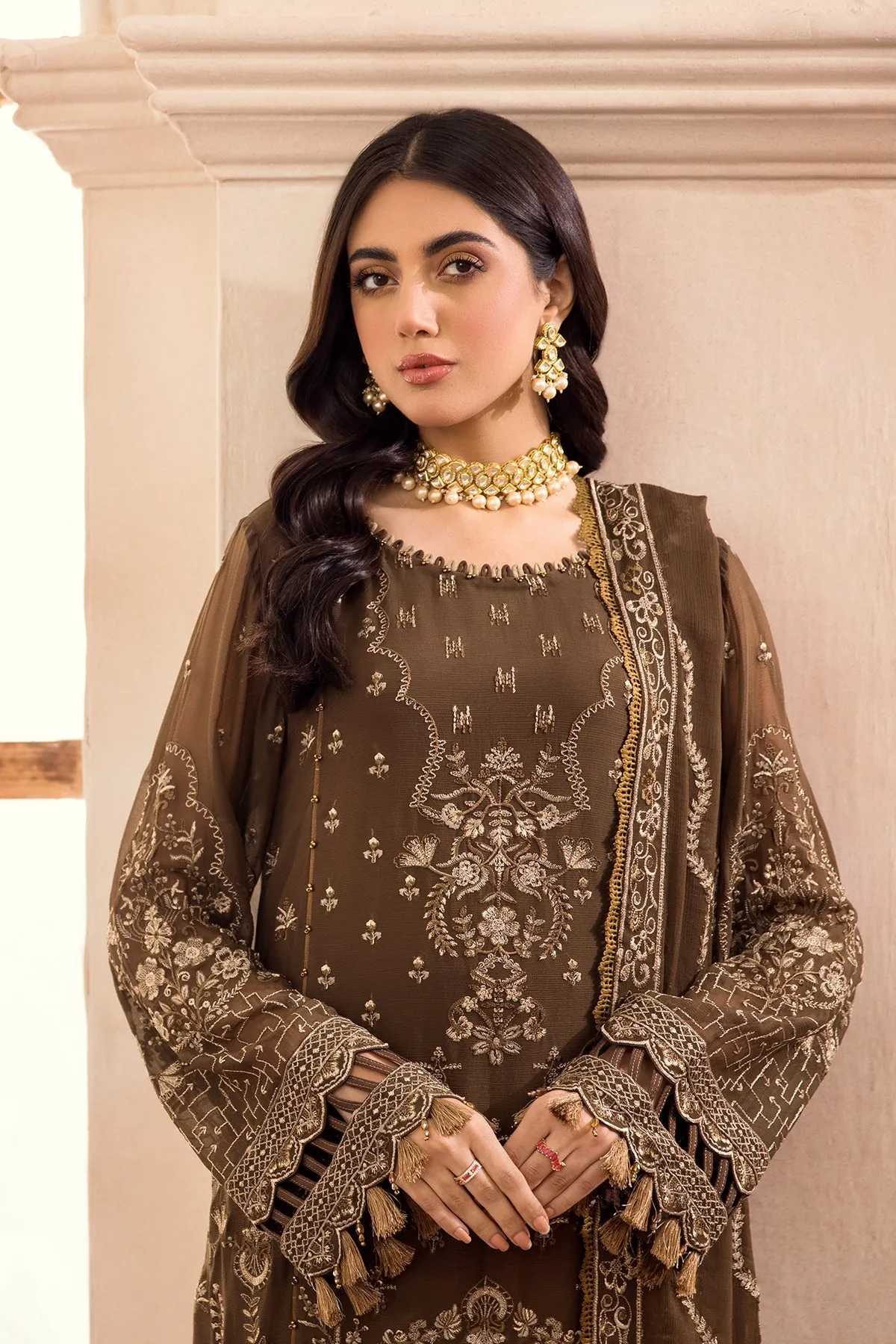 Farasha Embroidered Luxury Chiffon Collection 2022 – LEILA
