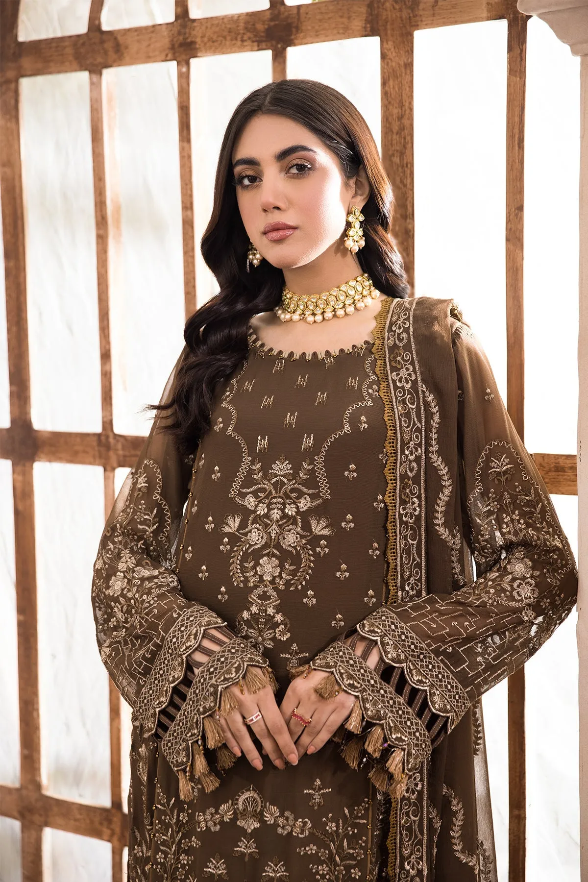 Farasha Embroidered Luxury Chiffon Collection 2022 – LEILA