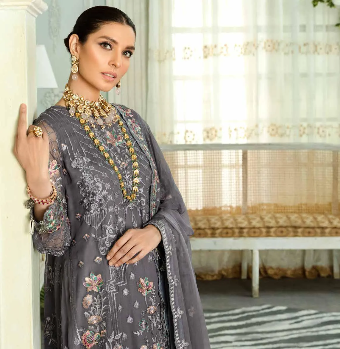 Farmaish Festive Chiffon Collection by Zebtan – FC-06