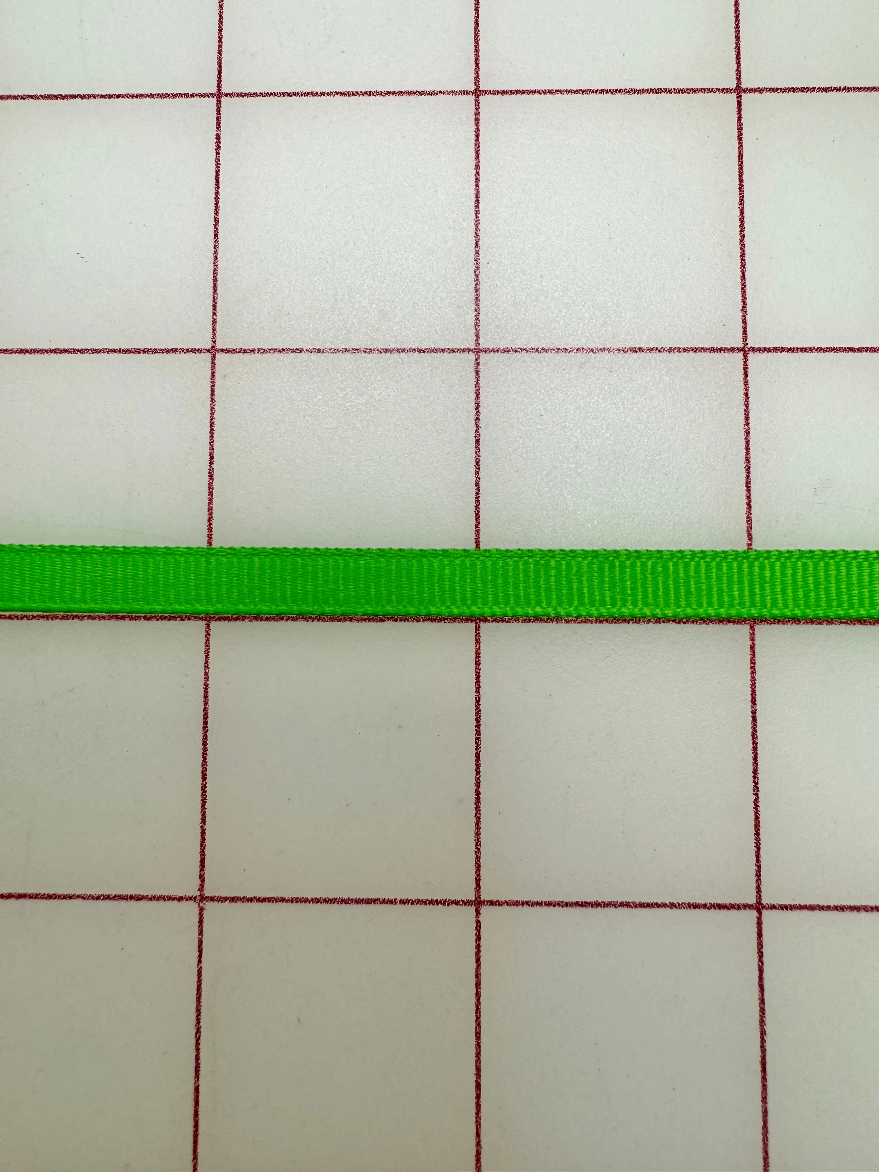 Grosgrain Ribbon - 1/4-inch Spring Green