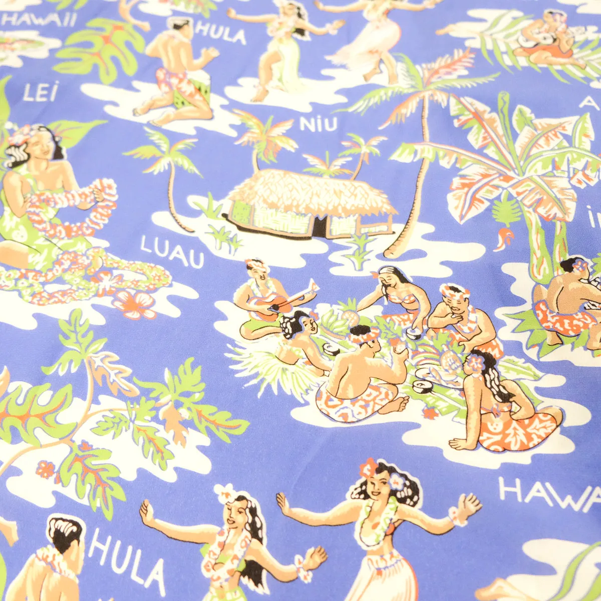 Hula Hut (Kimono Cover-Up) - Blue