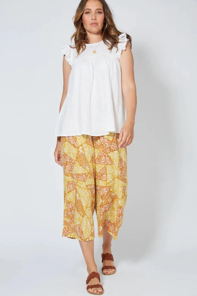 Isle Of Mine - Antillia Peasant Top - Imperial