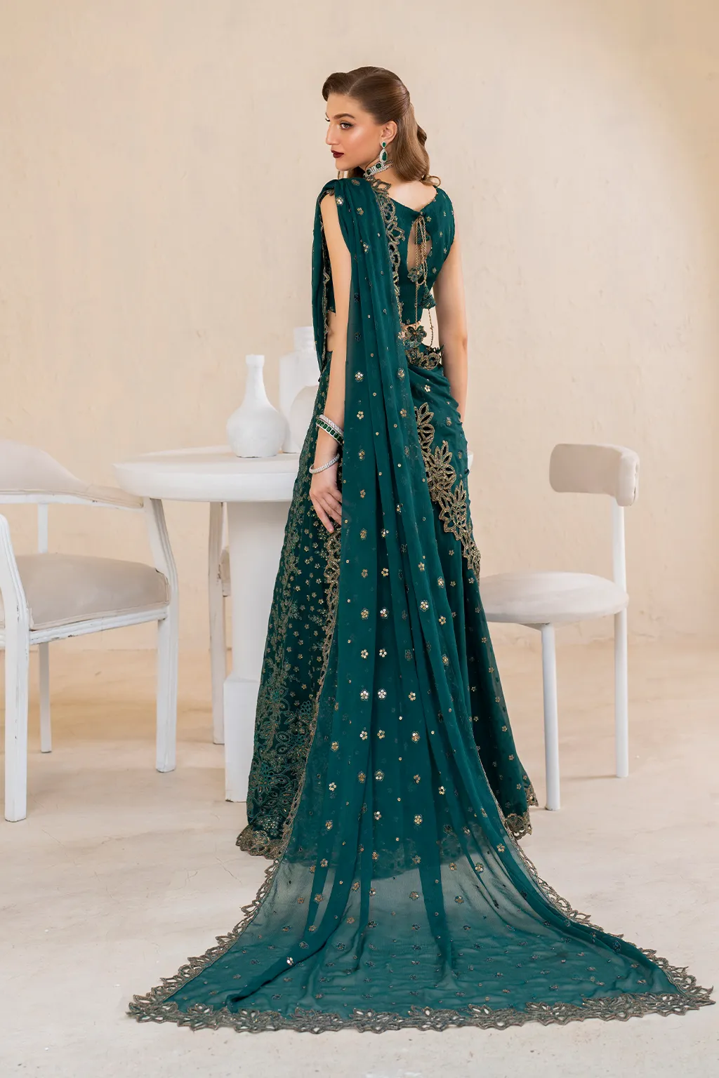 IZNiK Chinon Luxury Formals – CC-47 Embroidered Chiffon