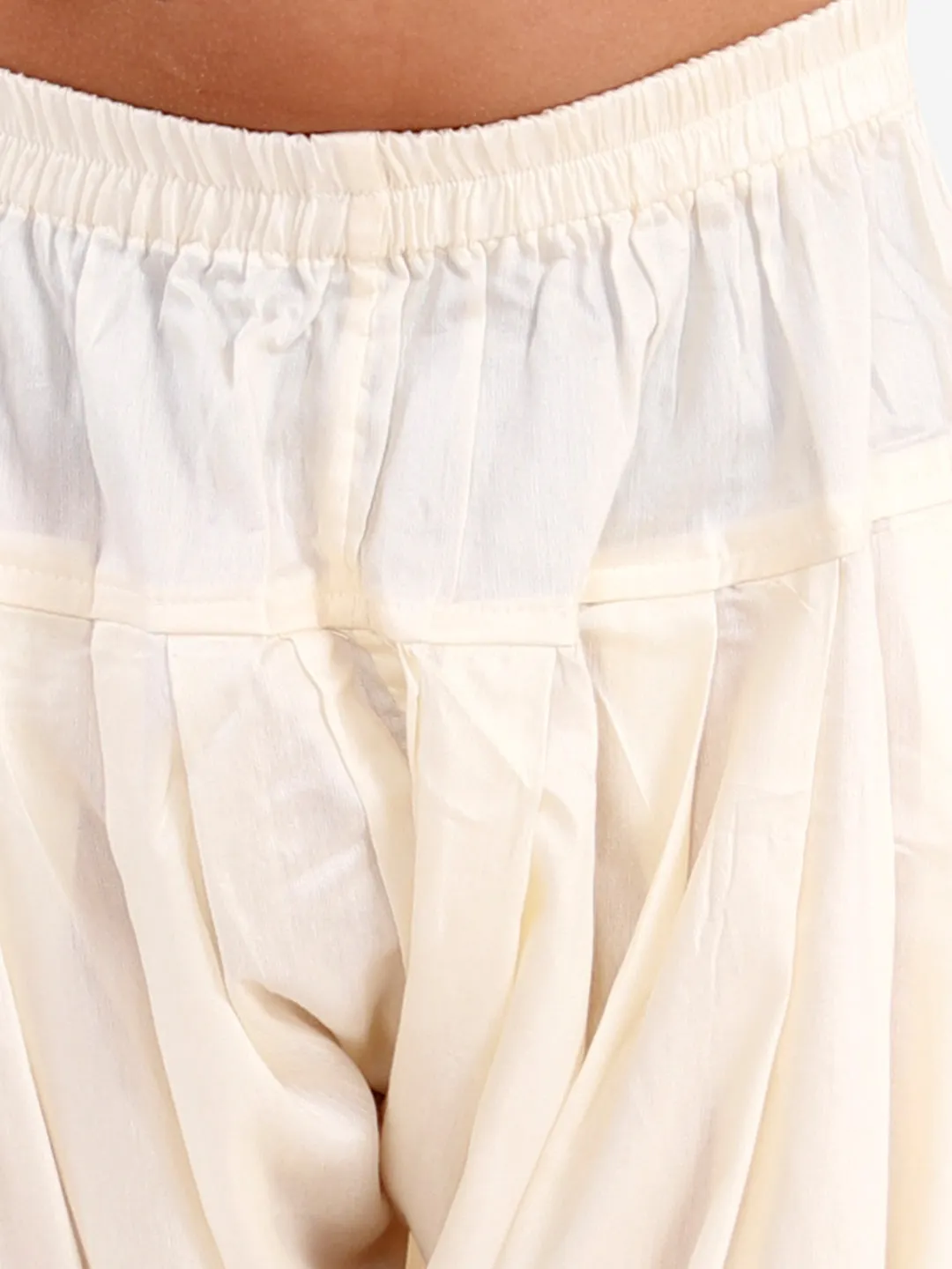 Jashvi Boys' Cream Pathani Suit Set