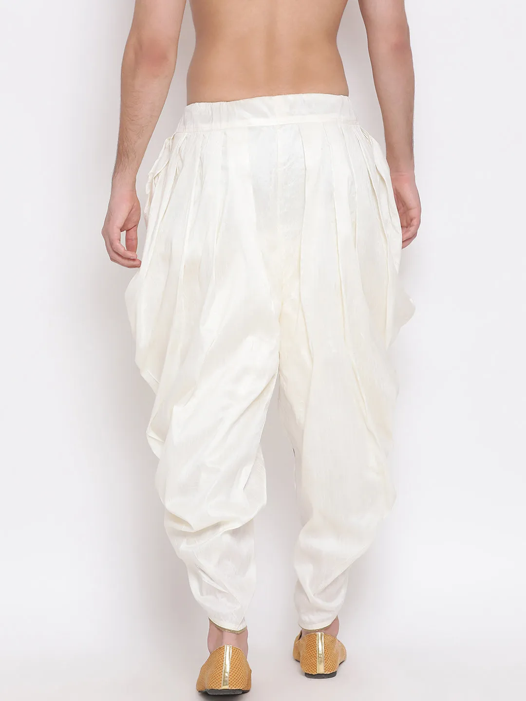 Jashvi Men's Solid Dhoti Pant
