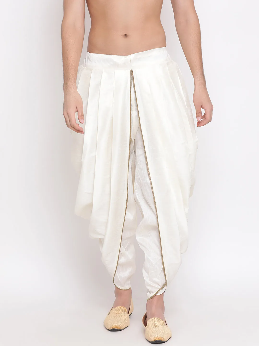 Jashvi Men's Solid Dhoti Pant
