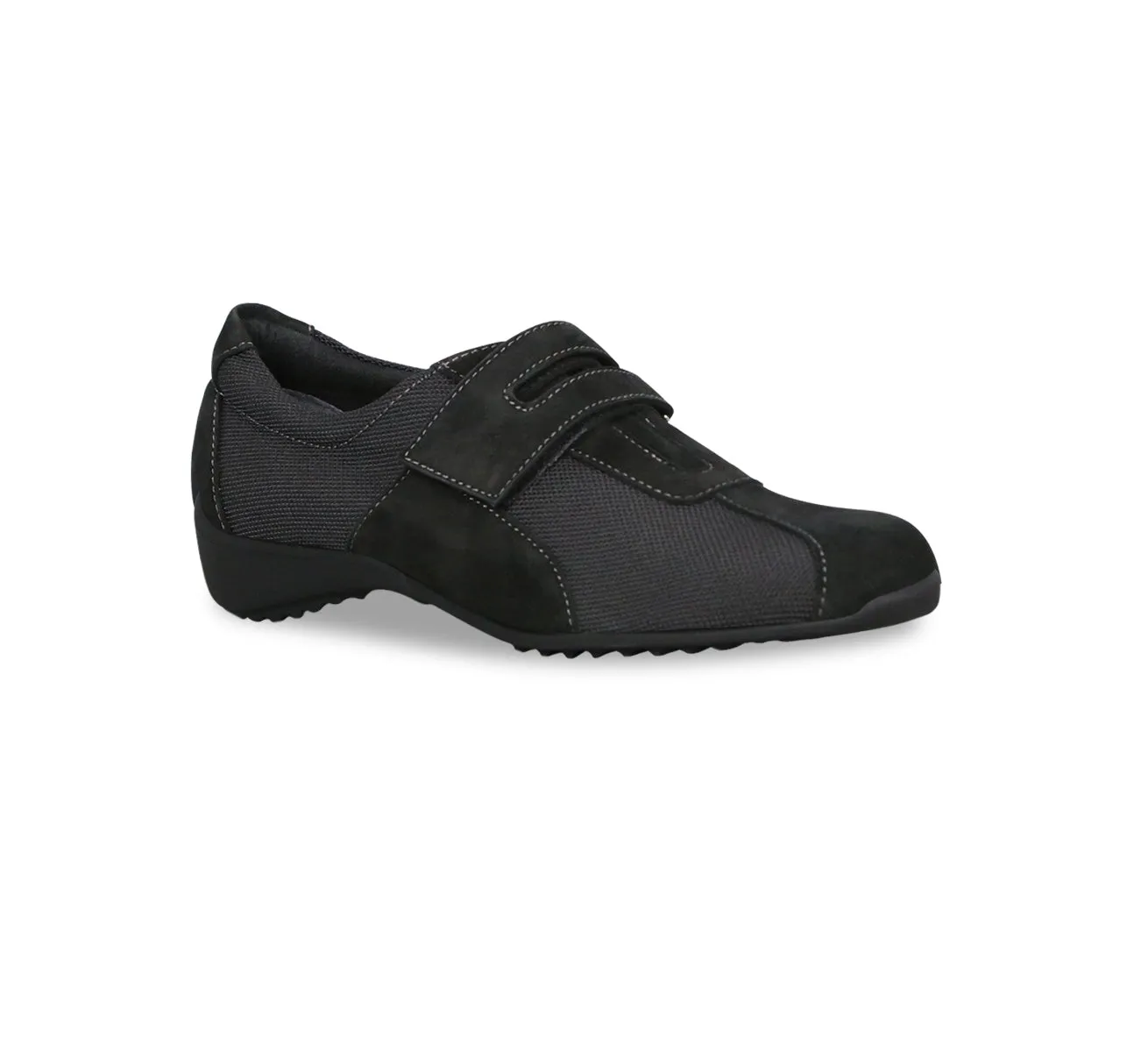 JOLIET II-BLACK FABRIC/SUEDE