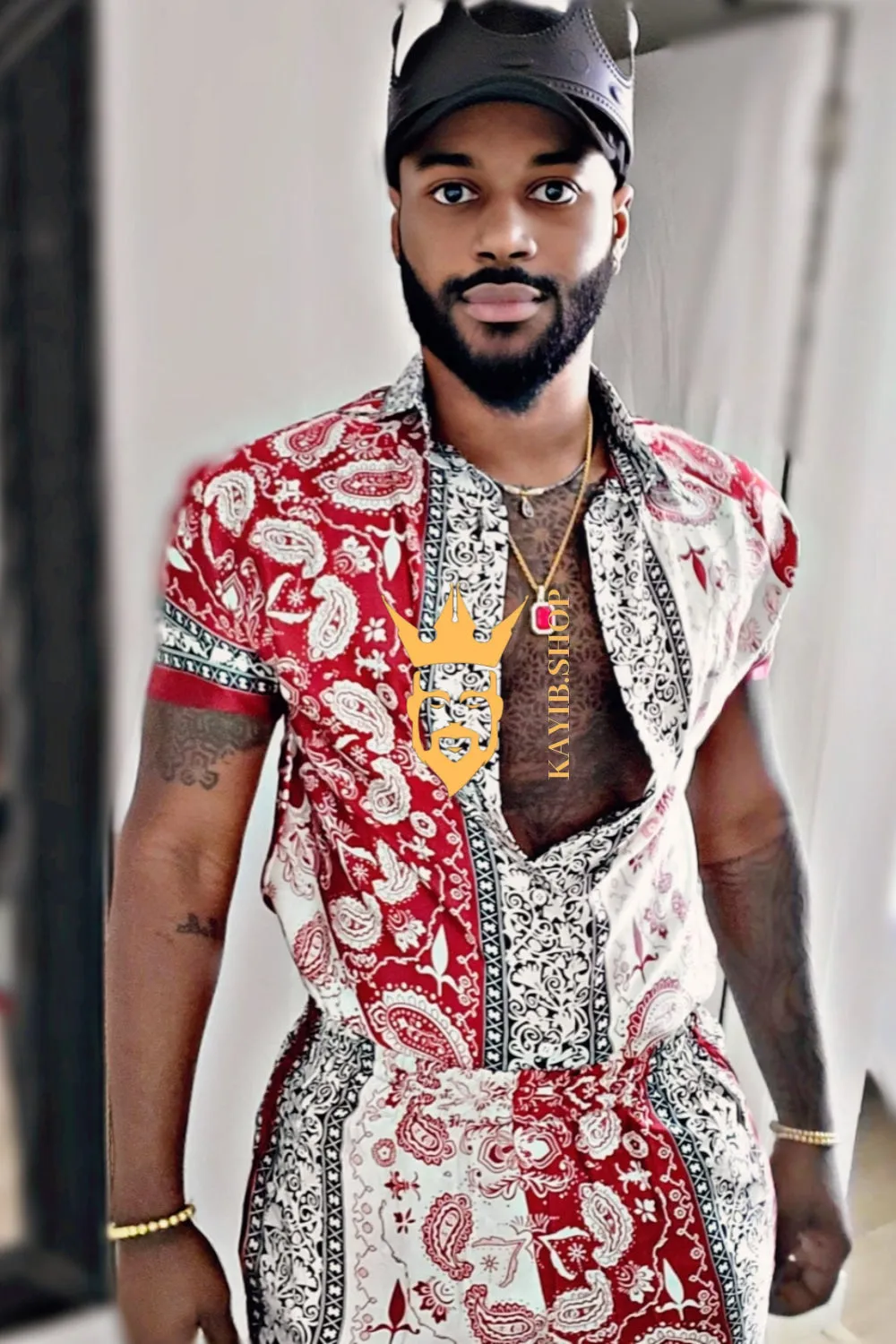 Kayib Designer Matching Sets - Elevate Your Style with Barocco Print and Mulberry Silk - Experience Luxury Comfort