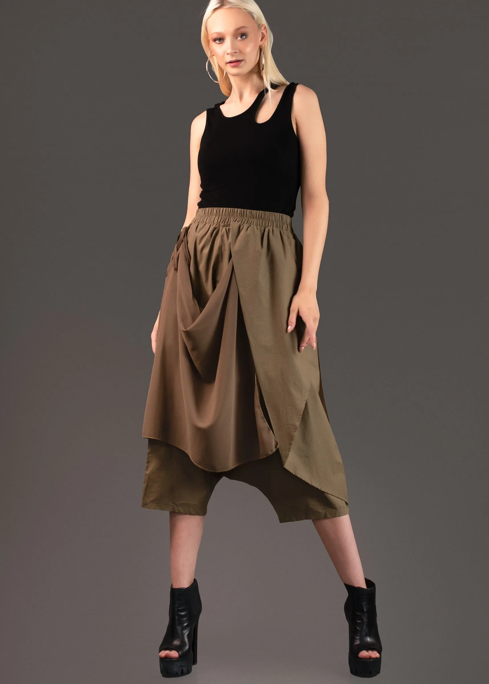 Layered Harem Pants