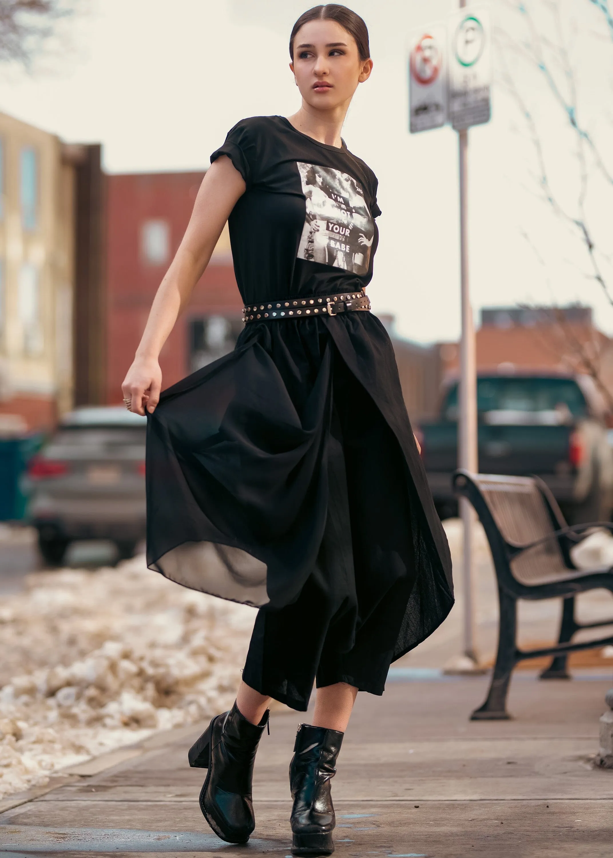 Layered Harem Pants