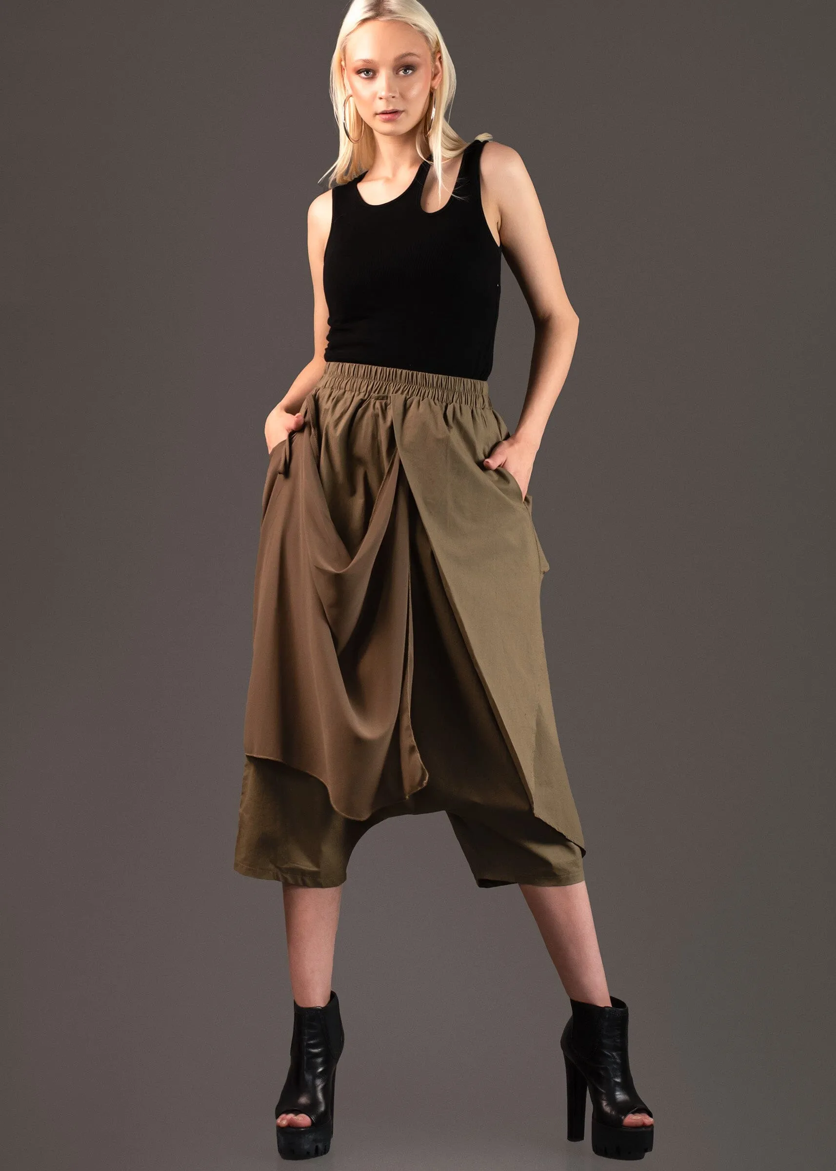 Layered Harem Pants
