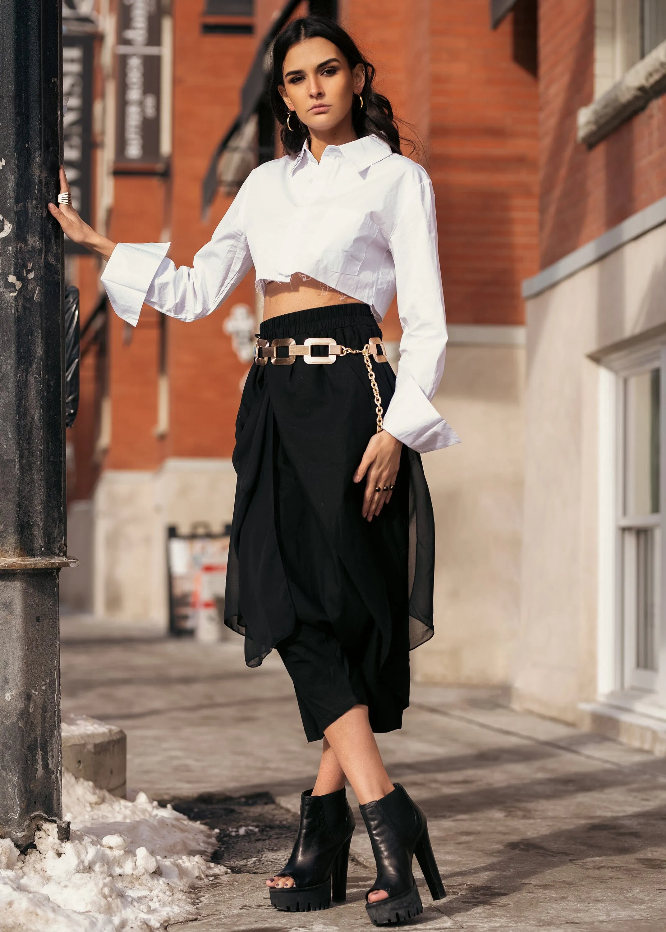Layered Harem Pants