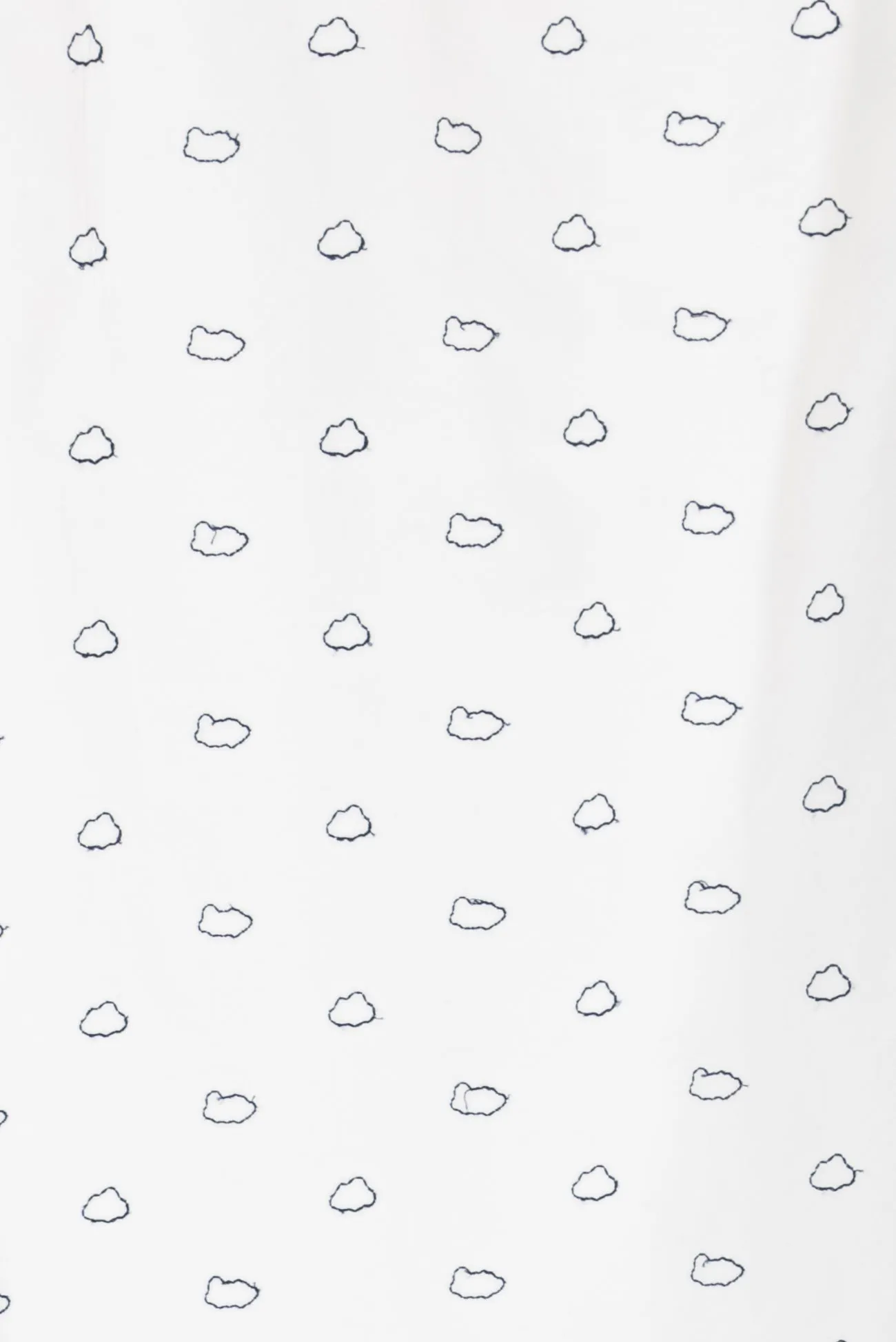 Lone Cloud Embroidered Cotton Woven