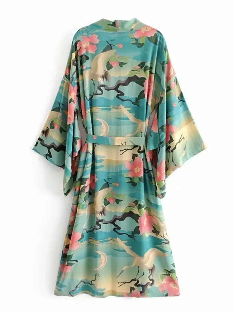 Long Kimono Crane