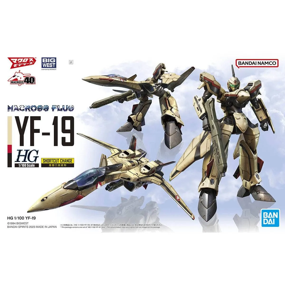 Macross Plus : YF-19 HG 1/100