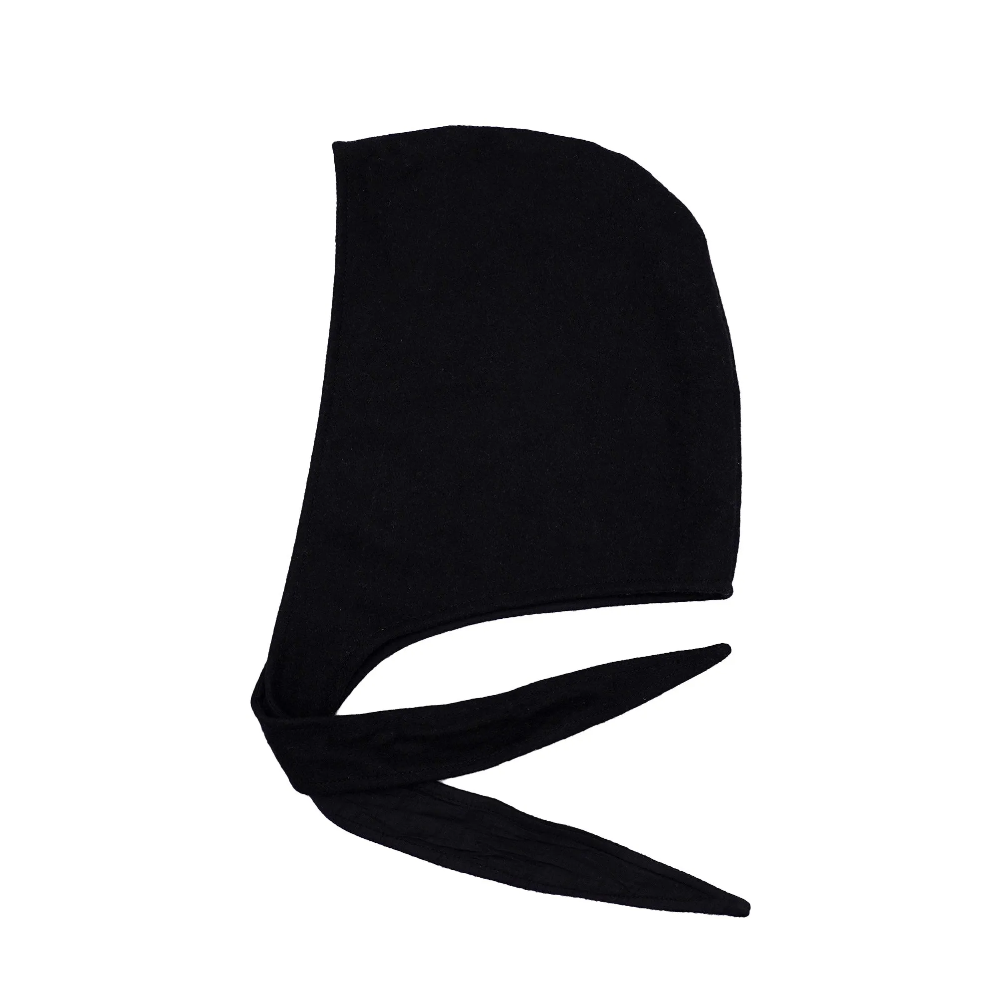 Medieval Peasant’s Cap - Black Wool