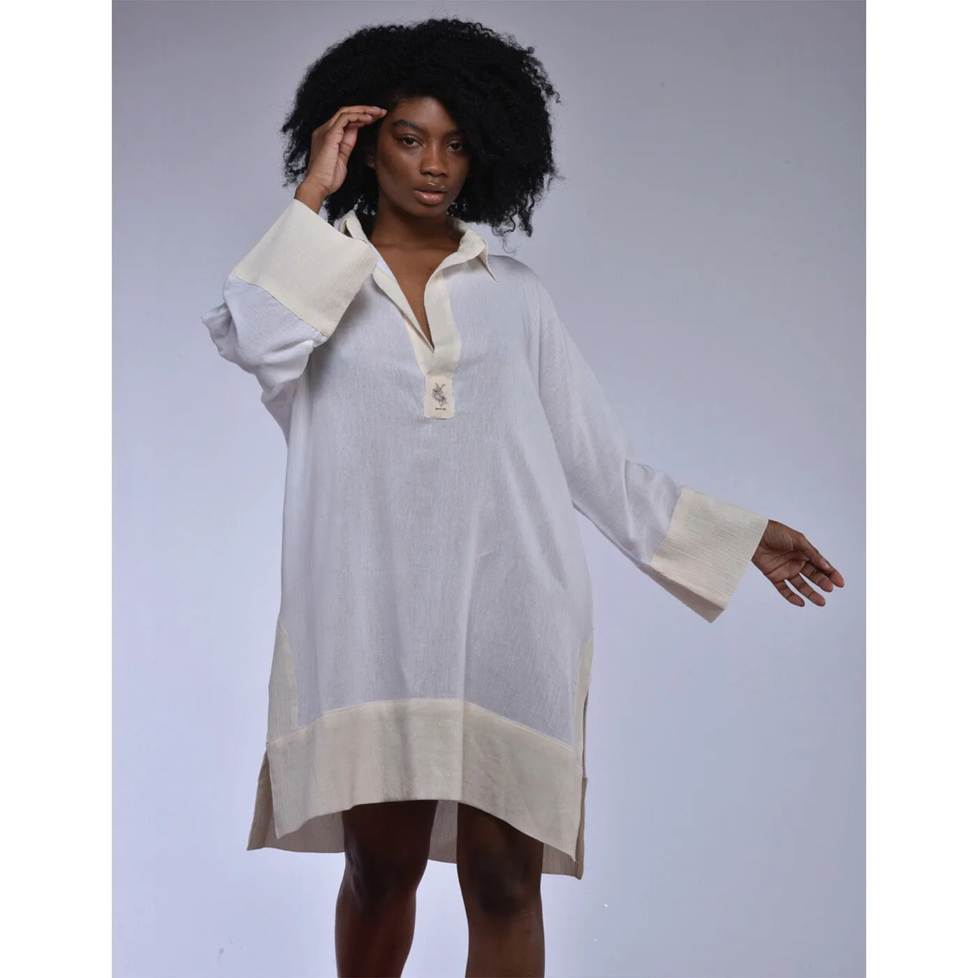 Natural Cotton Hand Made Shirt Blouse