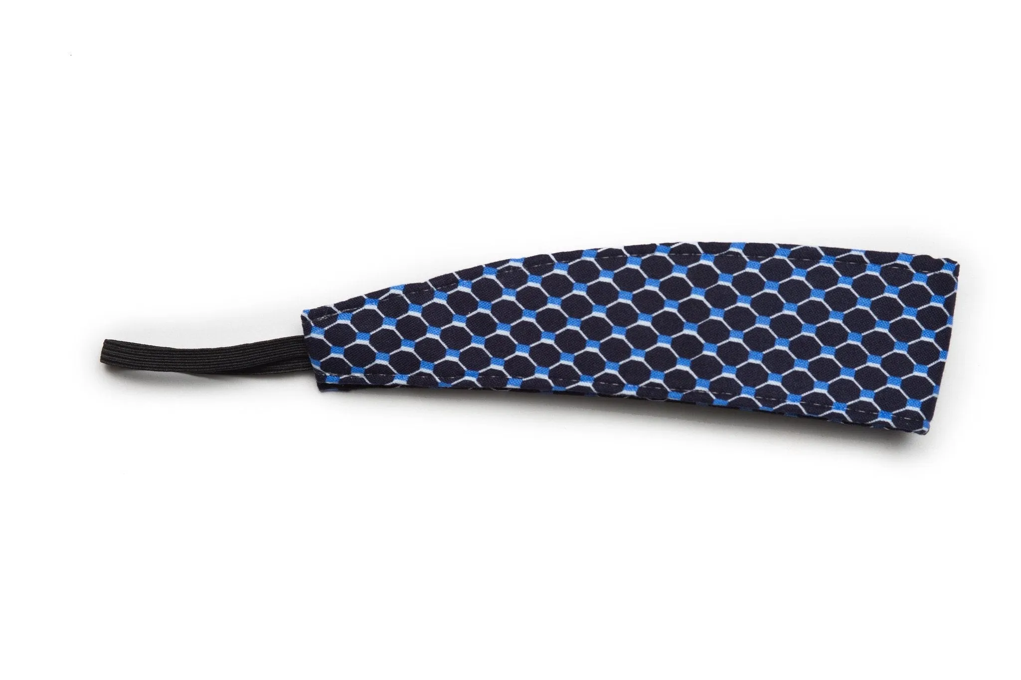 Navy Fish Net - Wide Headband