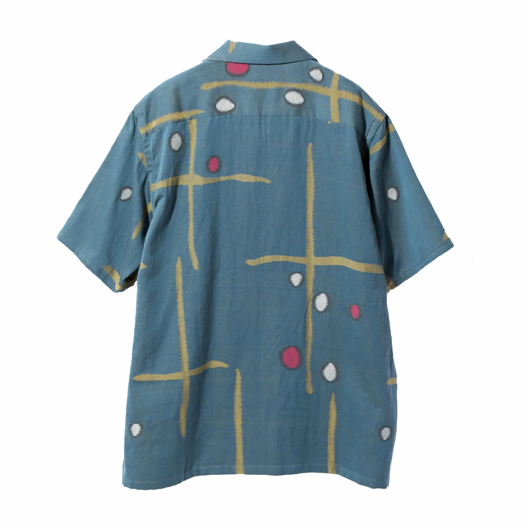 Needles S/S One-Up Shirt - Cross & Dot - C/L Kimono Jacquard (Multi)