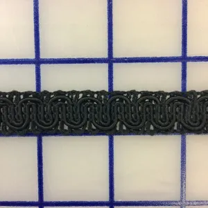 Non-Metallic Trim - 1/2-inch French Gimp Black