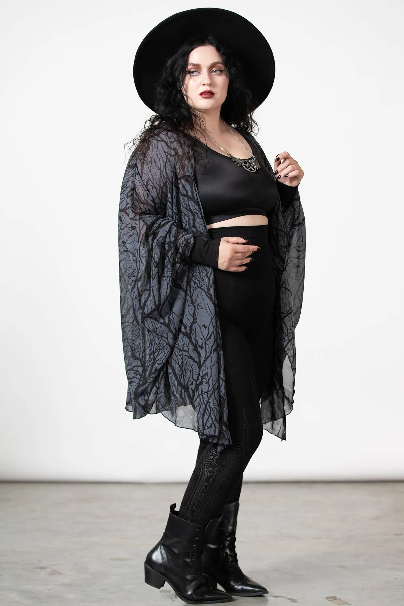 Obscurum Chiffon Cardigan