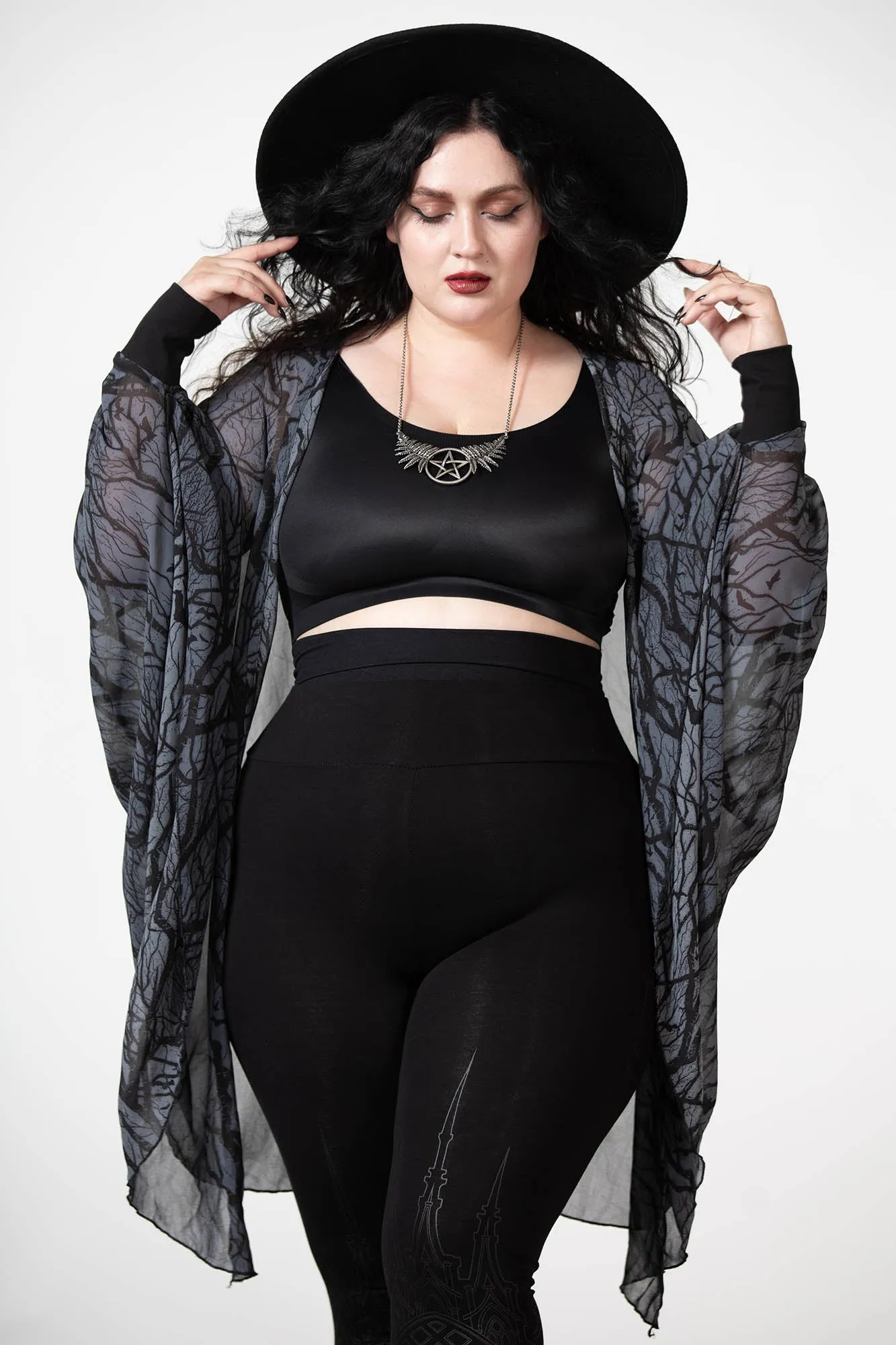 Obscurum Chiffon Cardigan