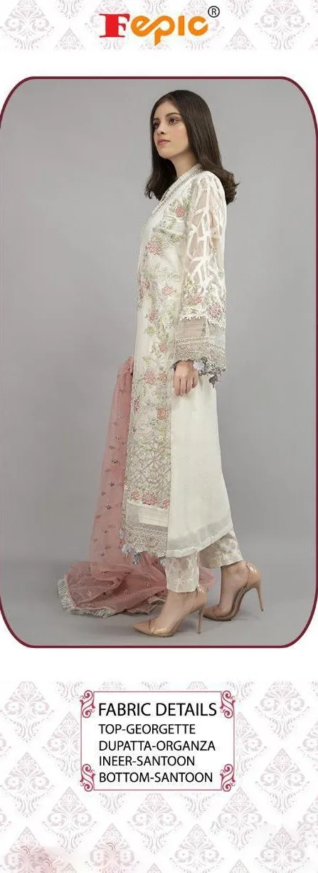 Pakistani Embroidery salwar kameez Dress Material