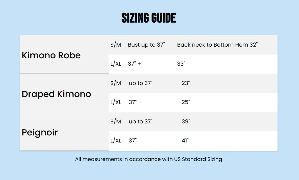 PIEZOELECTRIC KIMONO ROBE